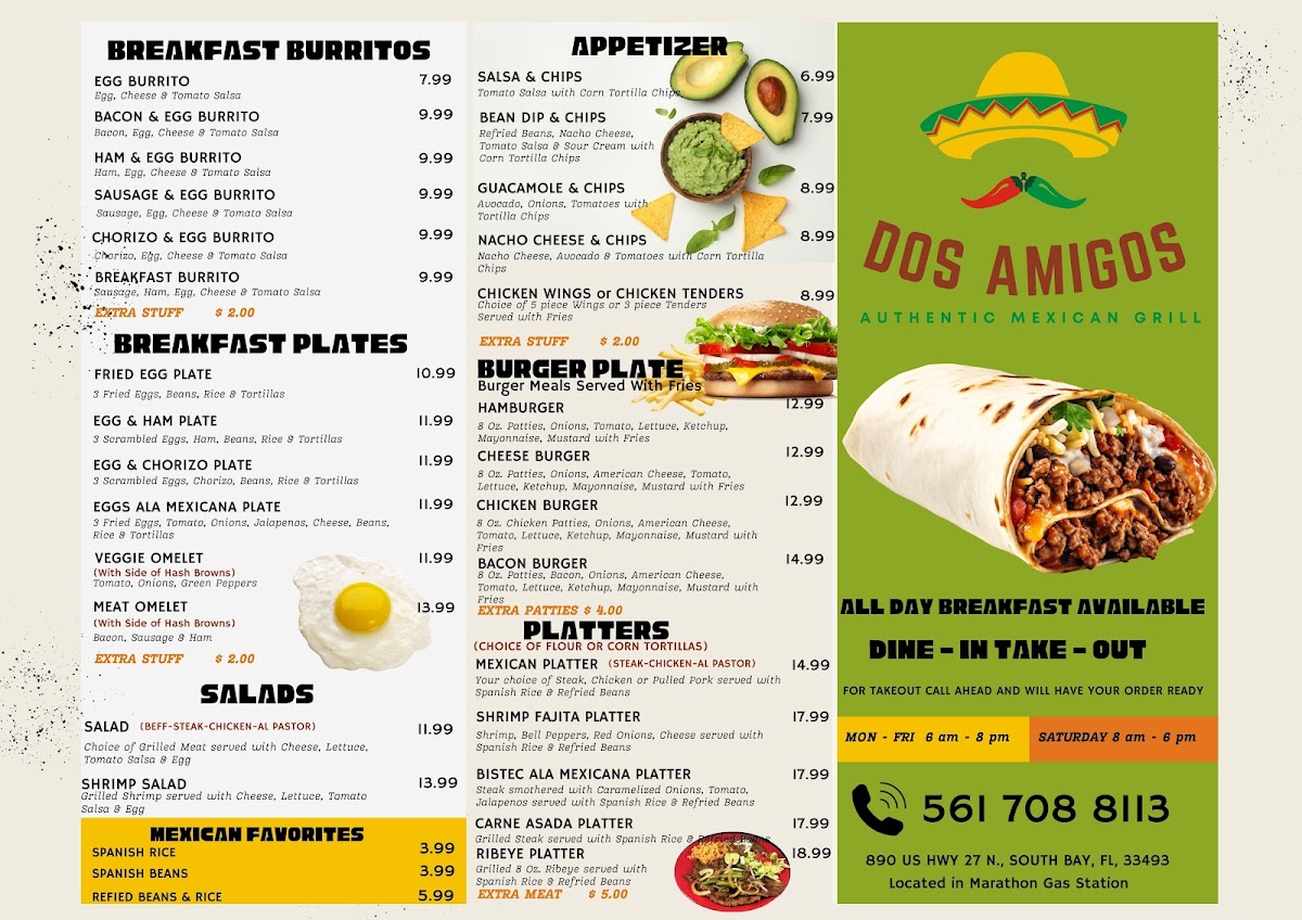Dos Amigos Mexican Restaurant Menu - Image 4