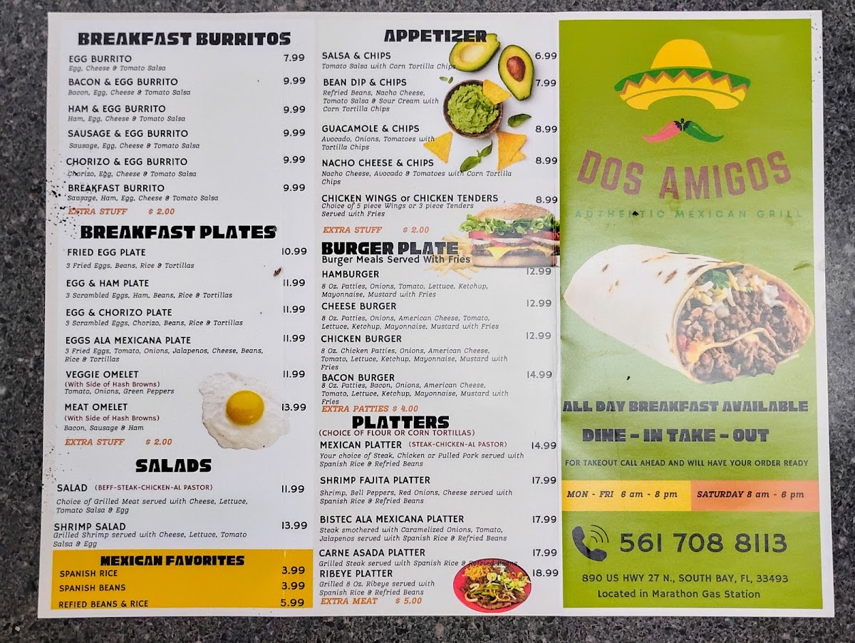 Dos Amigos Mexican Restaurant Menu - Image 5