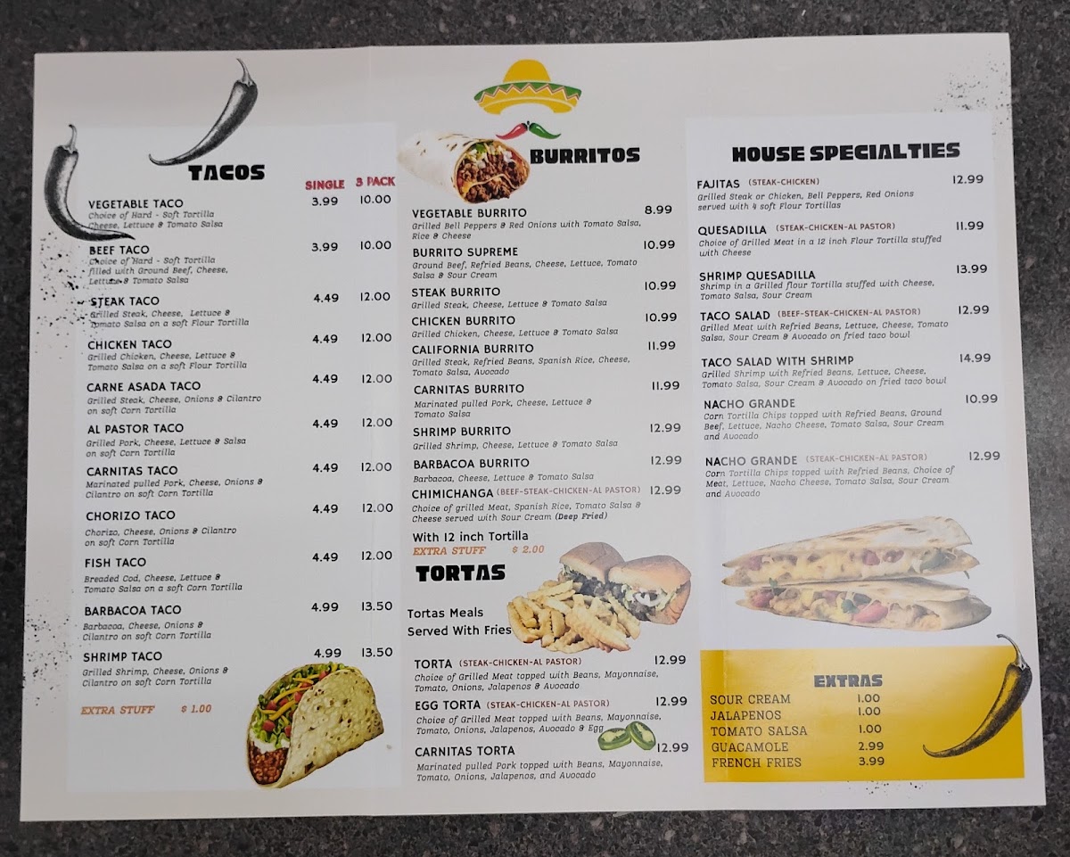 Dos Amigos Mexican Restaurant Menu - Image 6